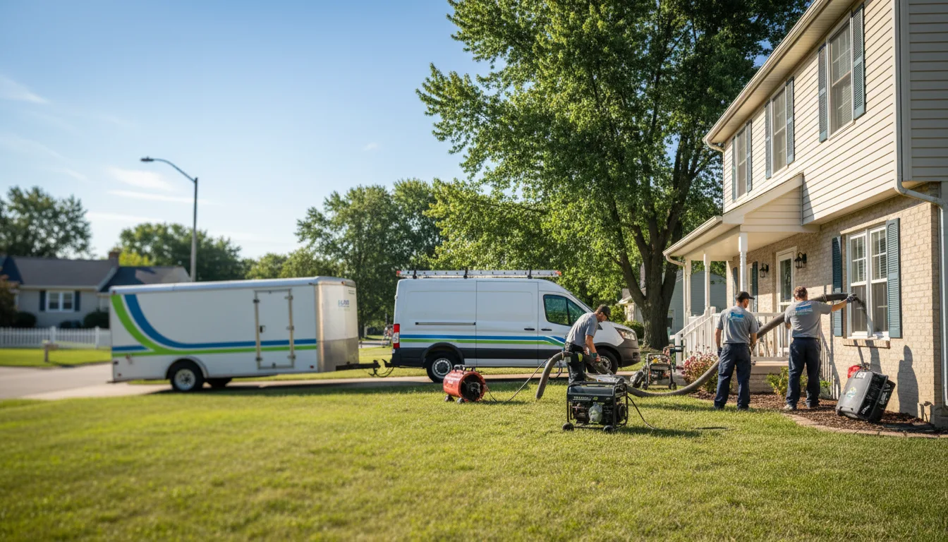 Flooded Basement Restoration And Cleanup With Repair in Hawkins, WI near me